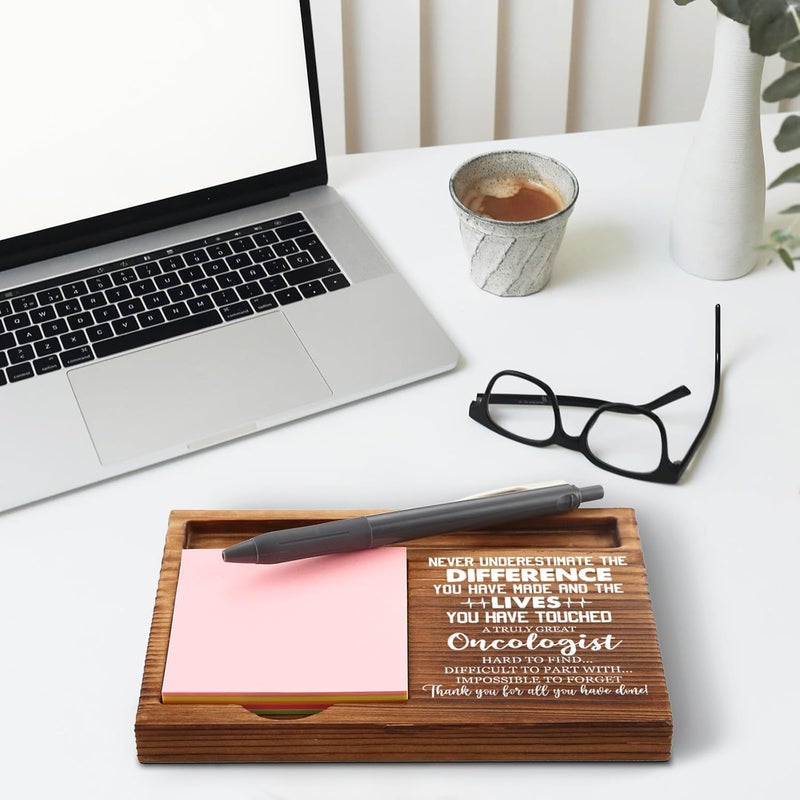 akeke Oncologist Sticky Note Holder, Oncologist Thank You Appreciation Gifts for Men, Women, Oncologist Doctor Gifts, Oncologist Office Desk Self-Stick Note Pad Holders GSH388 - Image 5